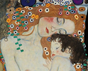 Klimt Madre e Figlio